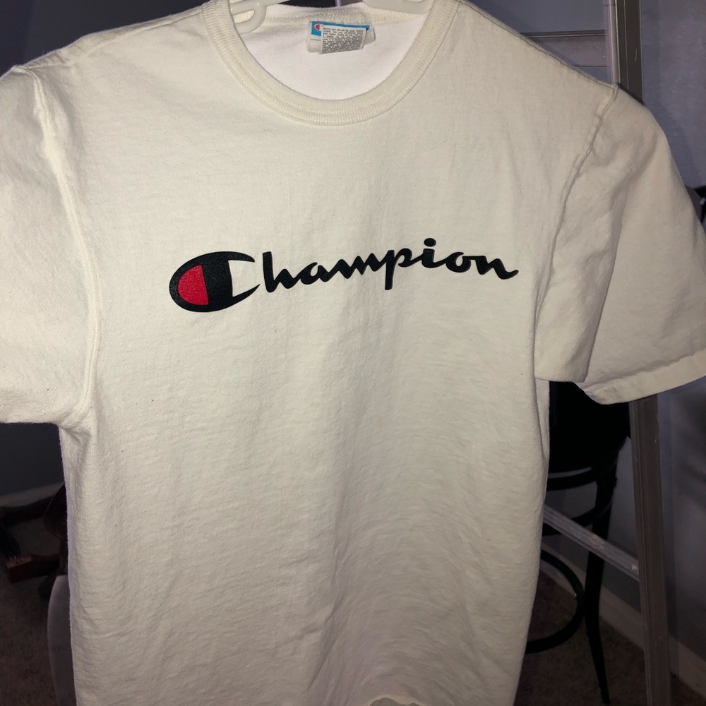 Champion brand white shirt